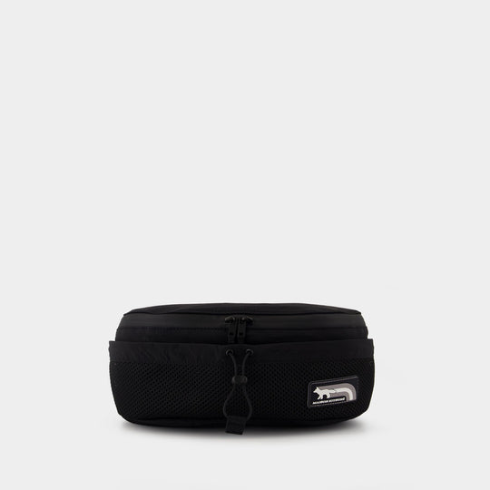 Sac Banane Flash Fox - Maison Kitsune - Nylon - Noir