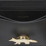 Sac à Bandoulière Edie - Maison Kitsune - Cuir - Noir