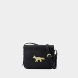 Sac à Bandoulière Edie - Maison Kitsune - Cuir - Noir