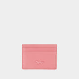 Porte-Carte Cloud - Maison Kitsune - Cuir - Rose