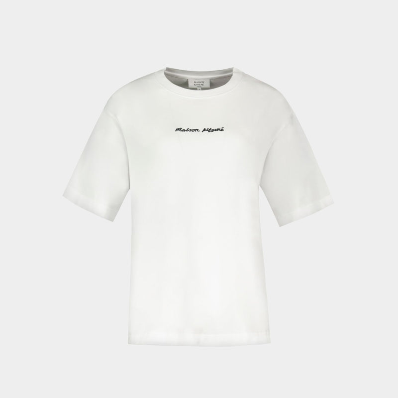 T-Shirt Oversize - Maison Kitsune - Coton - Blanc