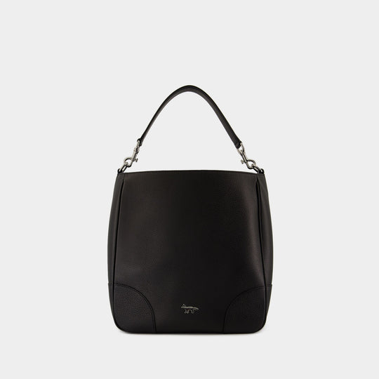 Sac Porté Épaule Boogie - Maison Kitsune - Cuir - Noir