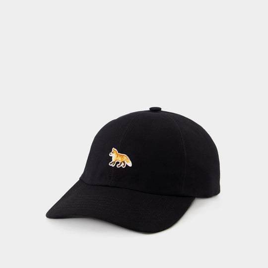 Casquette Baby Fox 6p - Maison Kitsune - Coton - Noir