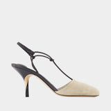 Les Sandales Pina - Jacquemus - Cuir - Beige