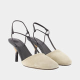 Les Sandales Pina - Jacquemus - Cuir - Beige