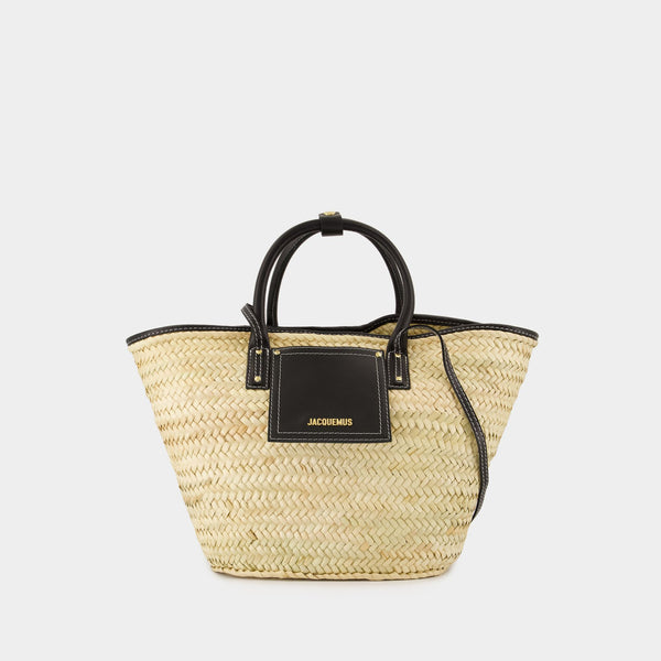 Cabas Le Panier Soli - Jacquemus - Cuir - Beige