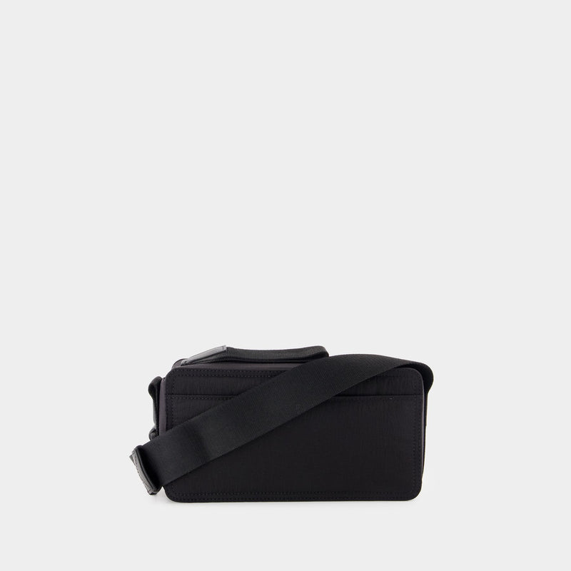 Sac À Bandoulière Le Cuerda Horizontal - Jacquemus - Coton - Noir