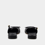 Escarpins Les Slingbacks Duelo P - Jacquemus - Cuir - Noir