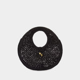 Cabas Le Rond Spiaggia - Jacquemus - Raphia - Noir