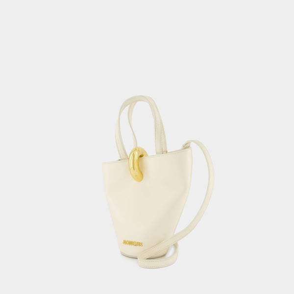Cabas Le Petit Bambola - Jacquemus - Cuir - Ivoire