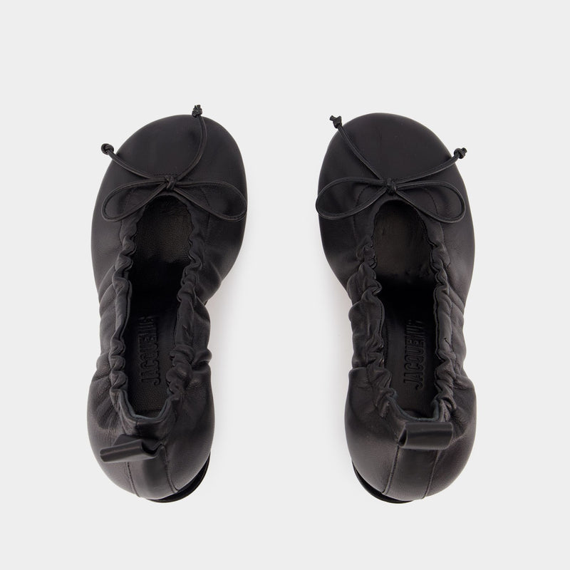 Escarpins Les Doubles Ballerines - Jacquemus - Cuir - Noir