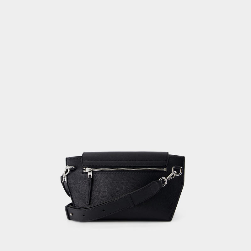 Sac À Bandoulière Le Messenger Capri - Jacquemus - Cuir - Noir