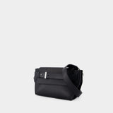 Sac À Bandoulière Le Messenger Capri - Jacquemus - Cuir - Noir