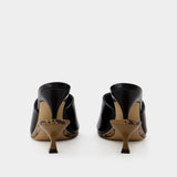 Sandales Les Doubles Mules - Jacquemus - Cuir - Noir