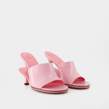 Les Doubles Mules - Jacquemus - Cuir - Rose