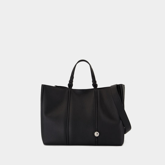 Le Cabas Marino E/w - Jacquemus - Cuir - Noir