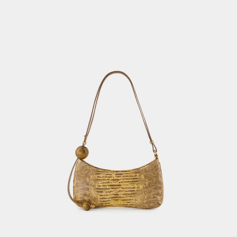 Sac Porté Épaule Le Bisou Perle - Jacquemus - Cuir - Beige