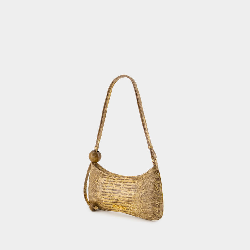 Sac Porté Épaule Le Bisou Perle - Jacquemus - Cuir - Beige