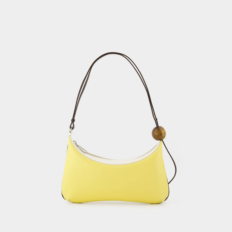 Sac Porté Épaule Le Grand Bisou Perle - Jacquemus - Cuir - Jaune