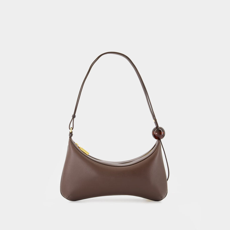 Sac Porté Épaule Le Grand Bisou Perle - Jacquemus - Cuir - Marron