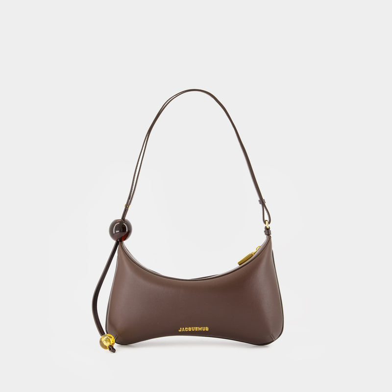 Sac Porté Épaule Le Grand Bisou Perle - Jacquemus - Cuir - Marron