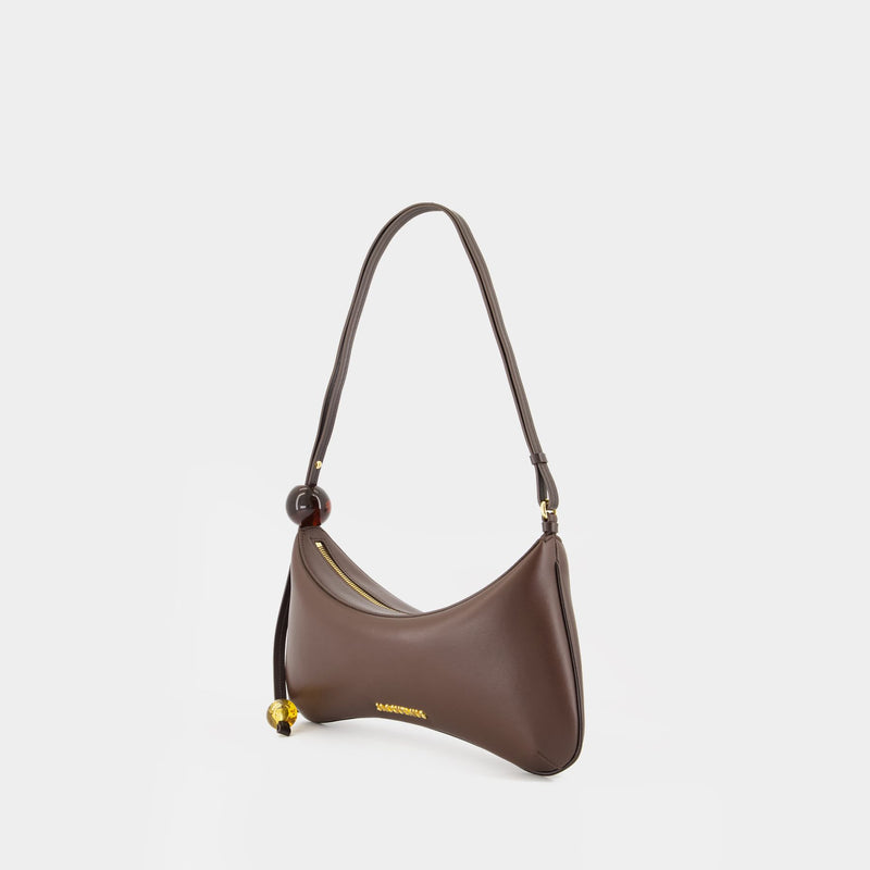 Sac Porté Épaule Le Grand Bisou Perle - Jacquemus - Cuir - Marron