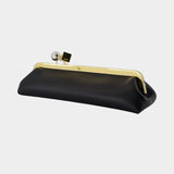 La Pochette Salon - Jacquemus - Cuir - Noir