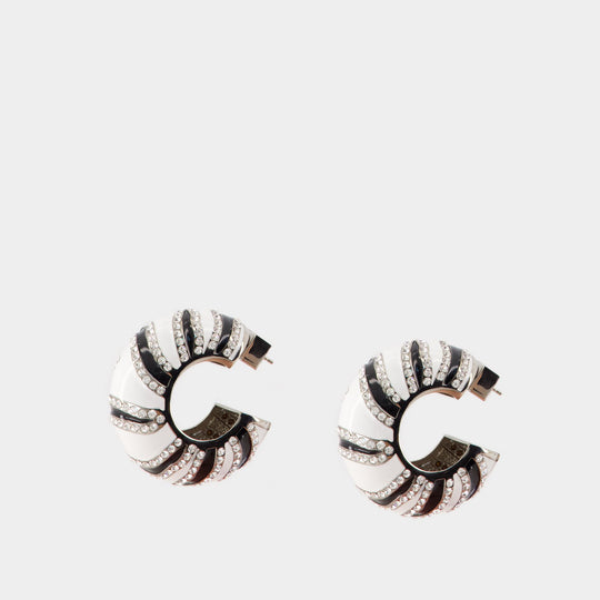 Les Boucles Zebra - Jacquemus - Métal - Noir