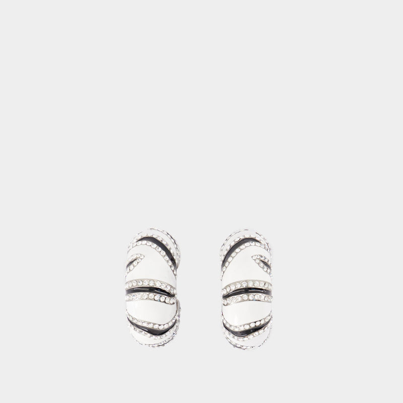 Les Boucles Zebra - Jacquemus - Métal - Noir