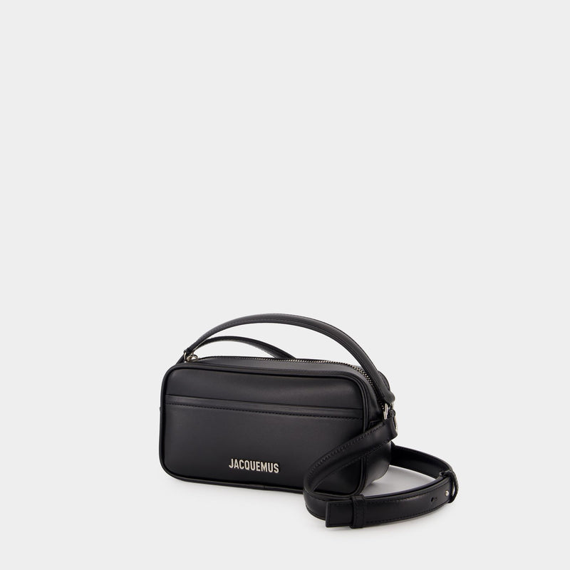 Sac À Bandoulière Le Baneto - Jacquemus - Cuir - Noir