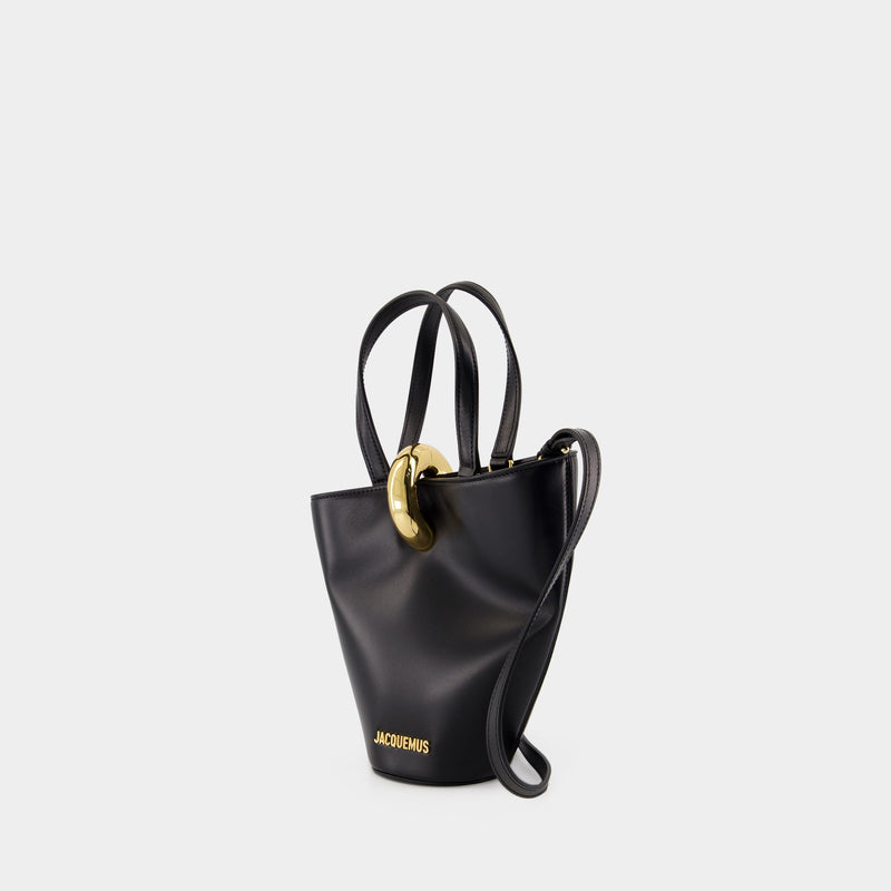 Cabas Le Petit Bambola - Jacquemus - Cuir - Noir