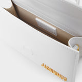 Le Bambino - Jacquemus - Cuir - Blanc