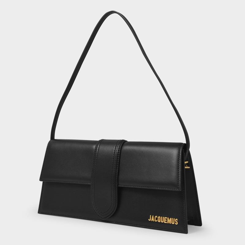 Le Bambino Long - Jacquemus - Cuir - Noir