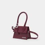 Le Chiquito Moyen Boucle - Jacquemus - Cuir - Bordeaux