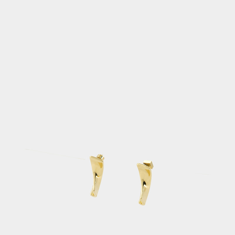 Les Boucles J - Jacquemus - Métal - Doré