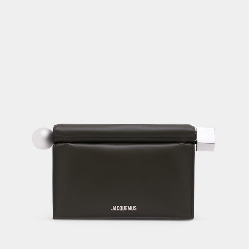 La Pochette Rond Carré - Jacquemus - Cuir - Vert