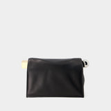 La Pochette Rond Carré - Jacquemus - Cuir - Noir