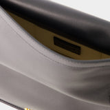 La Pochette Rond Carré - Jacquemus - Cuir - Noir