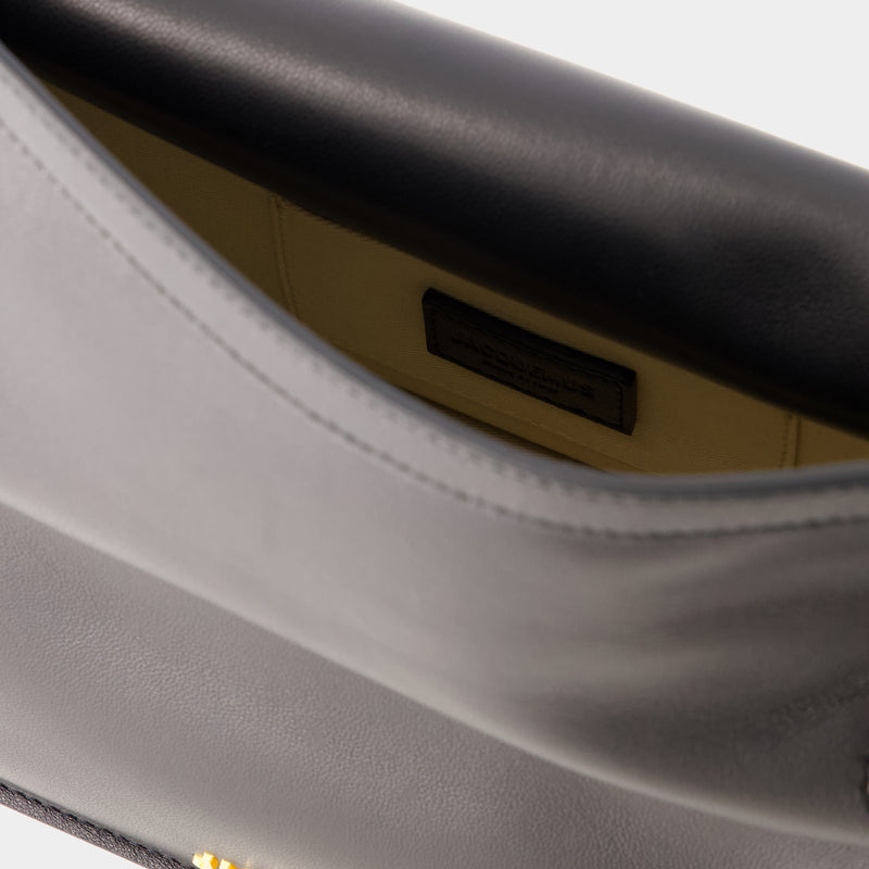 La Pochette Rond Carré - Jacquemus - Cuir - Noir
