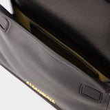 La Petite Pochette Rond Carré - Jacquemus - Cuir - Noir