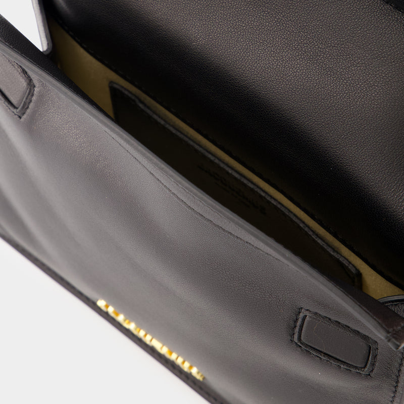 La Petite Pochette Rond Carré - Jacquemus - Cuir - Noir
