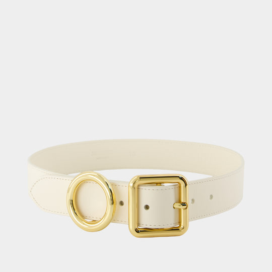 La Ceinture Regalo - Jacquemus - Cuir - Blanc