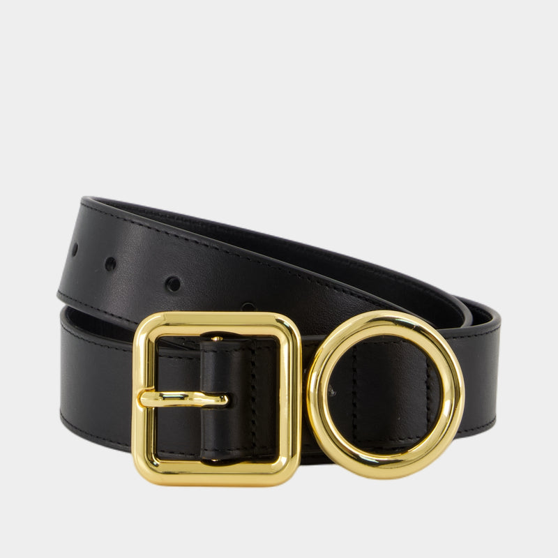La Ceinture Regalo - Jacquemus - Cuir - Noir