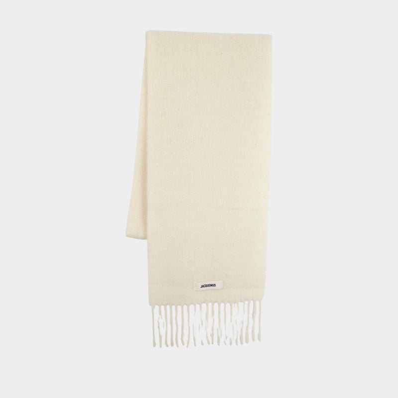 L'Echarpe Carro - Jacquemus - Laine - Blanc