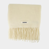 L'Echarpe Carro - Jacquemus - Laine - Blanc