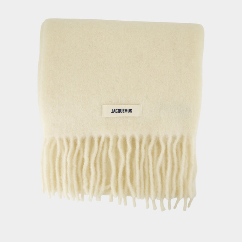 L'Echarpe Carro - Jacquemus - Laine - Blanc