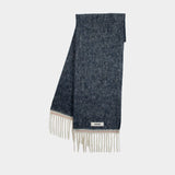 L'Echarpe Carro - Jacquemus - Laine - Bleu
