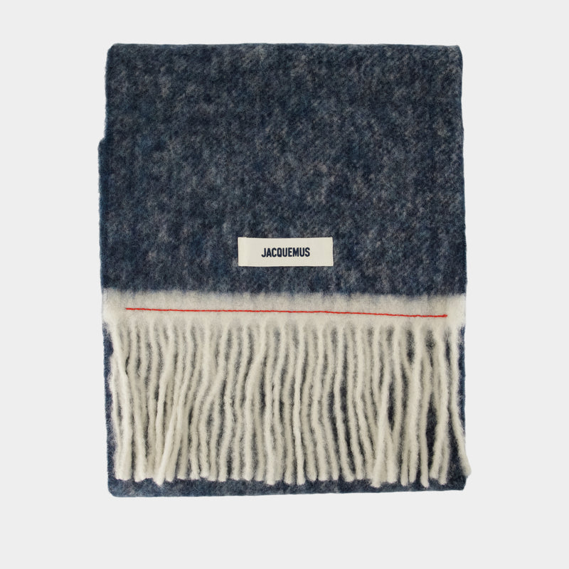 L'Echarpe Carro - Jacquemus - Laine - Bleu