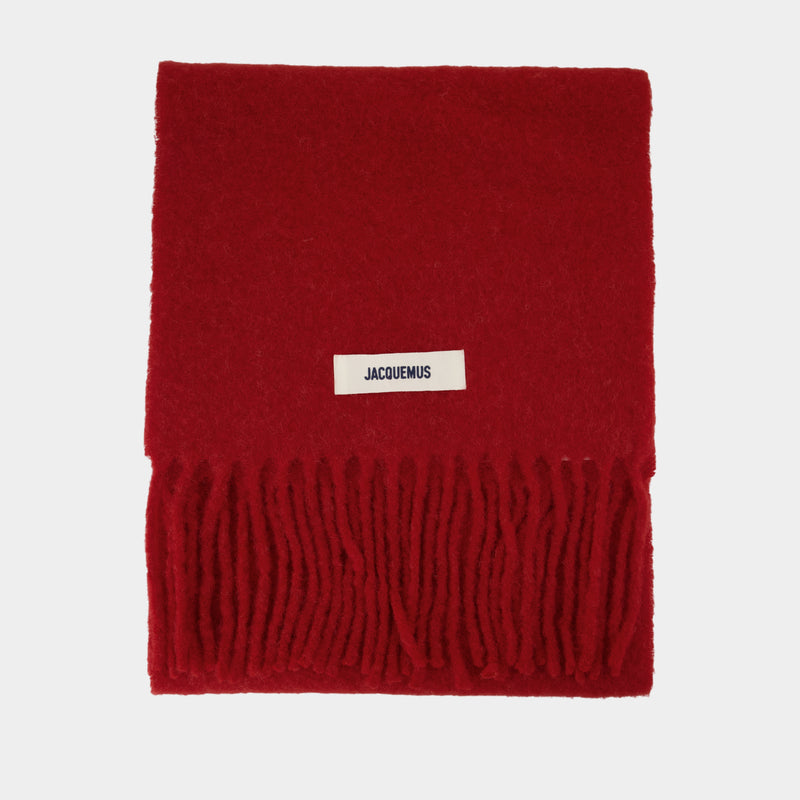 L'Echarpe Carro - Jacquemus - Laine - Rouge