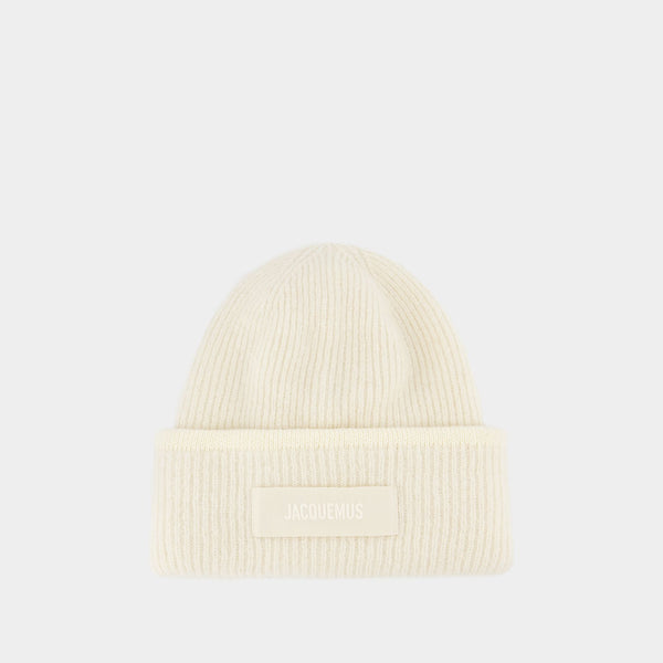 Le Bonnet Gros Grain - Jacquemus - Laine - Blanc